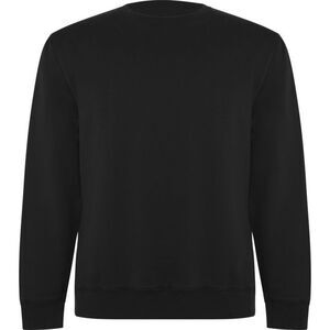 Roly Unisex Adult Batian Crew Neck Sweatshirt / Solid Black